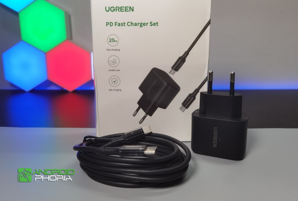 cargador usb c de 25 w ugreen review