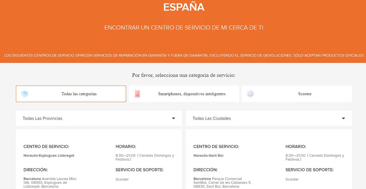 centro reparacion xiaomi