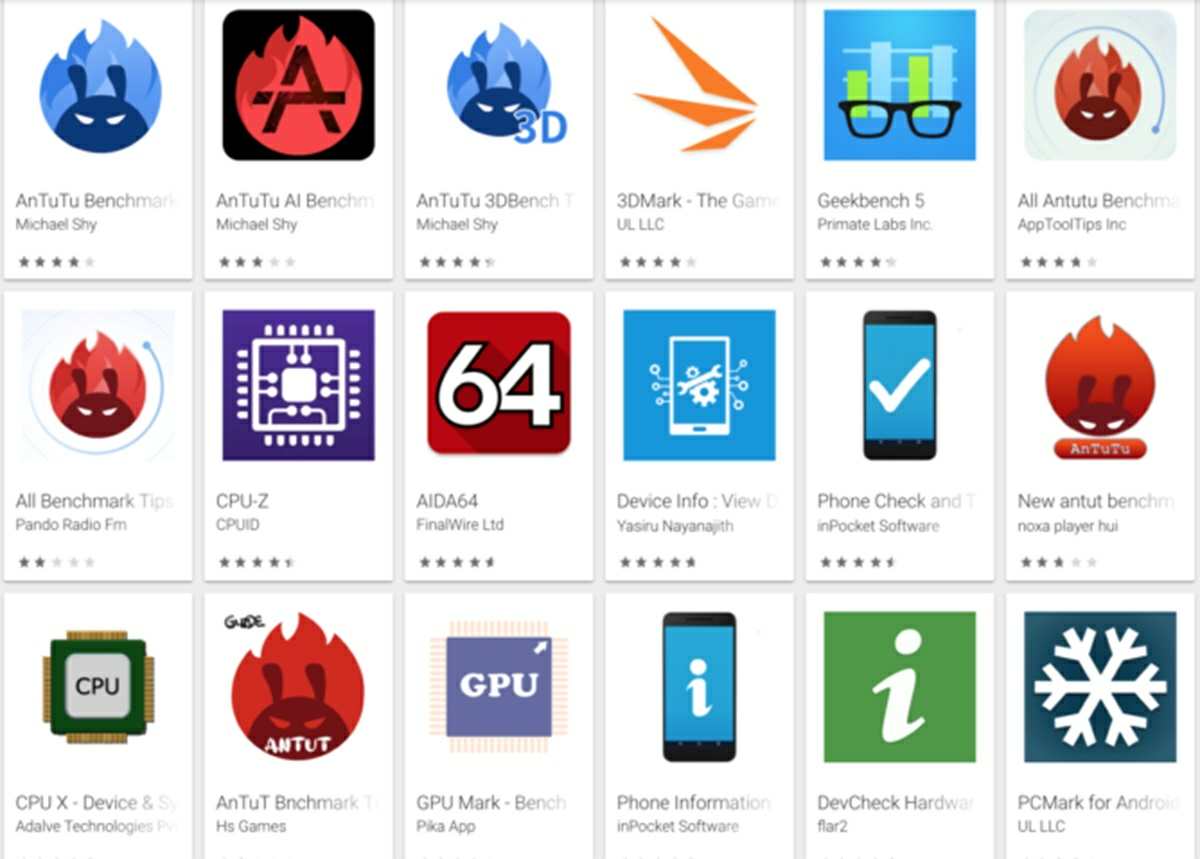 clones de antutu en Google Play Store