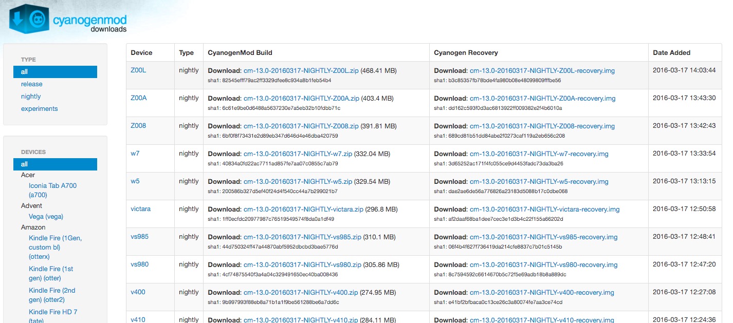 cm 13 marshmallow estable
