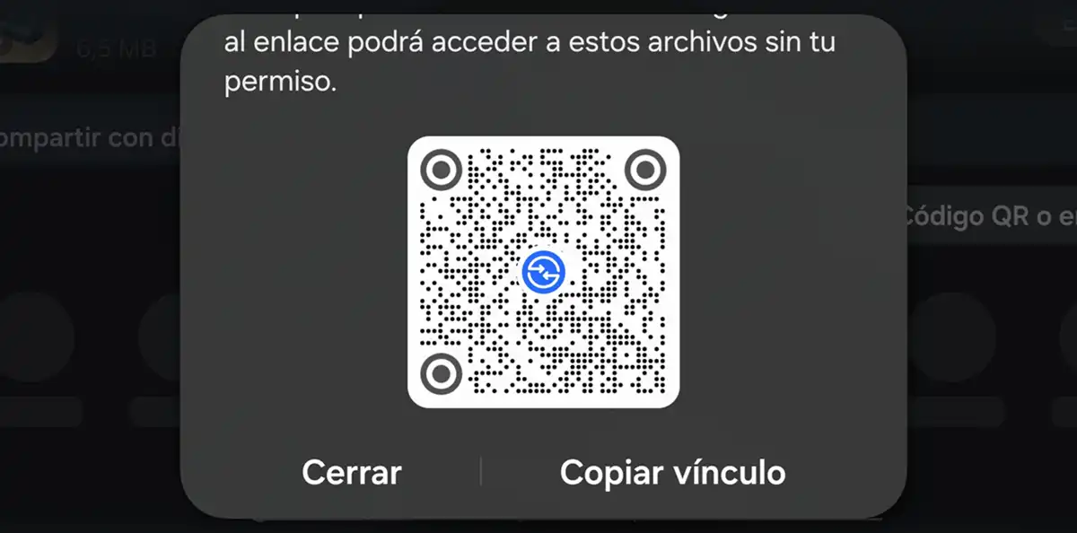 codigo qr a escanear por iphone para recibir archivo de android