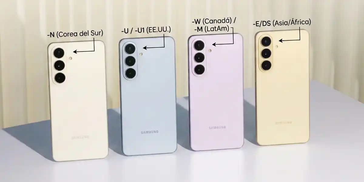 ¿Qué significa el código de tu Samsung? Lista de sufijos por país