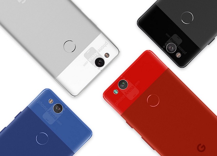 4 colores del Google Pixel 2