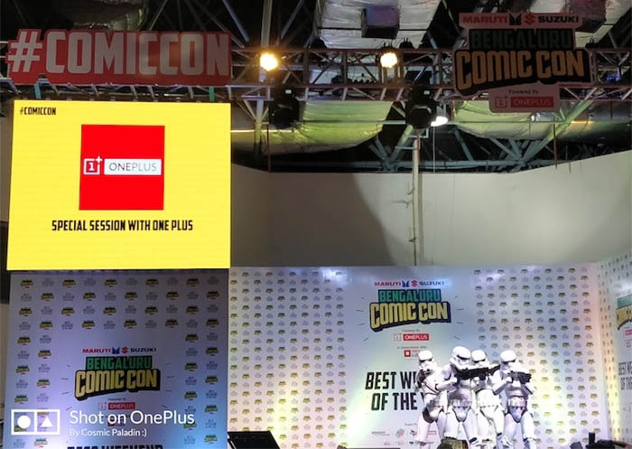 comic con india patrocinado por OnePlus