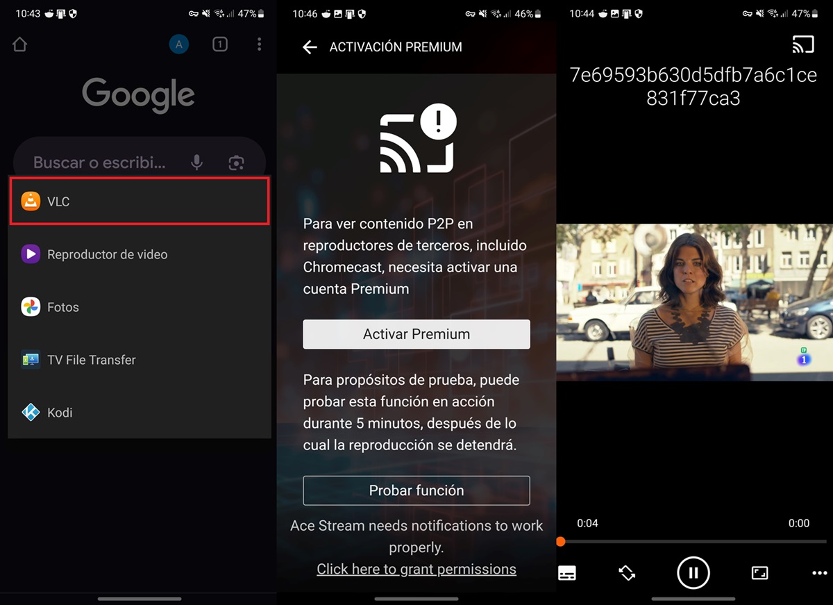 como abrir enlace de acestream en vlc para android 2