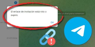 como acceder a un enlace expirado de Telegram