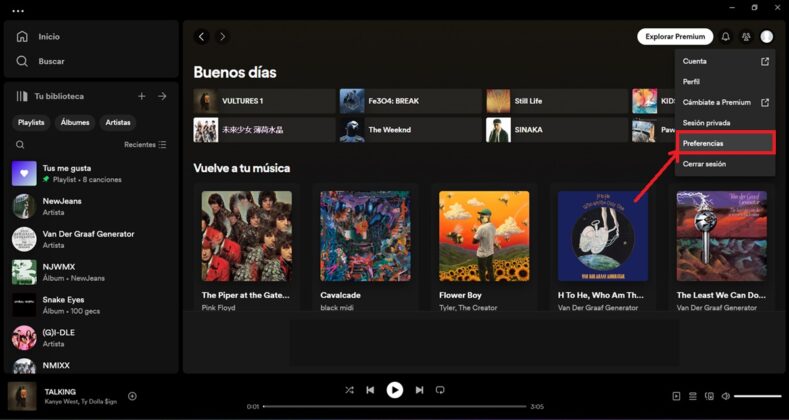 como acceder ecualizador en spotify para pc