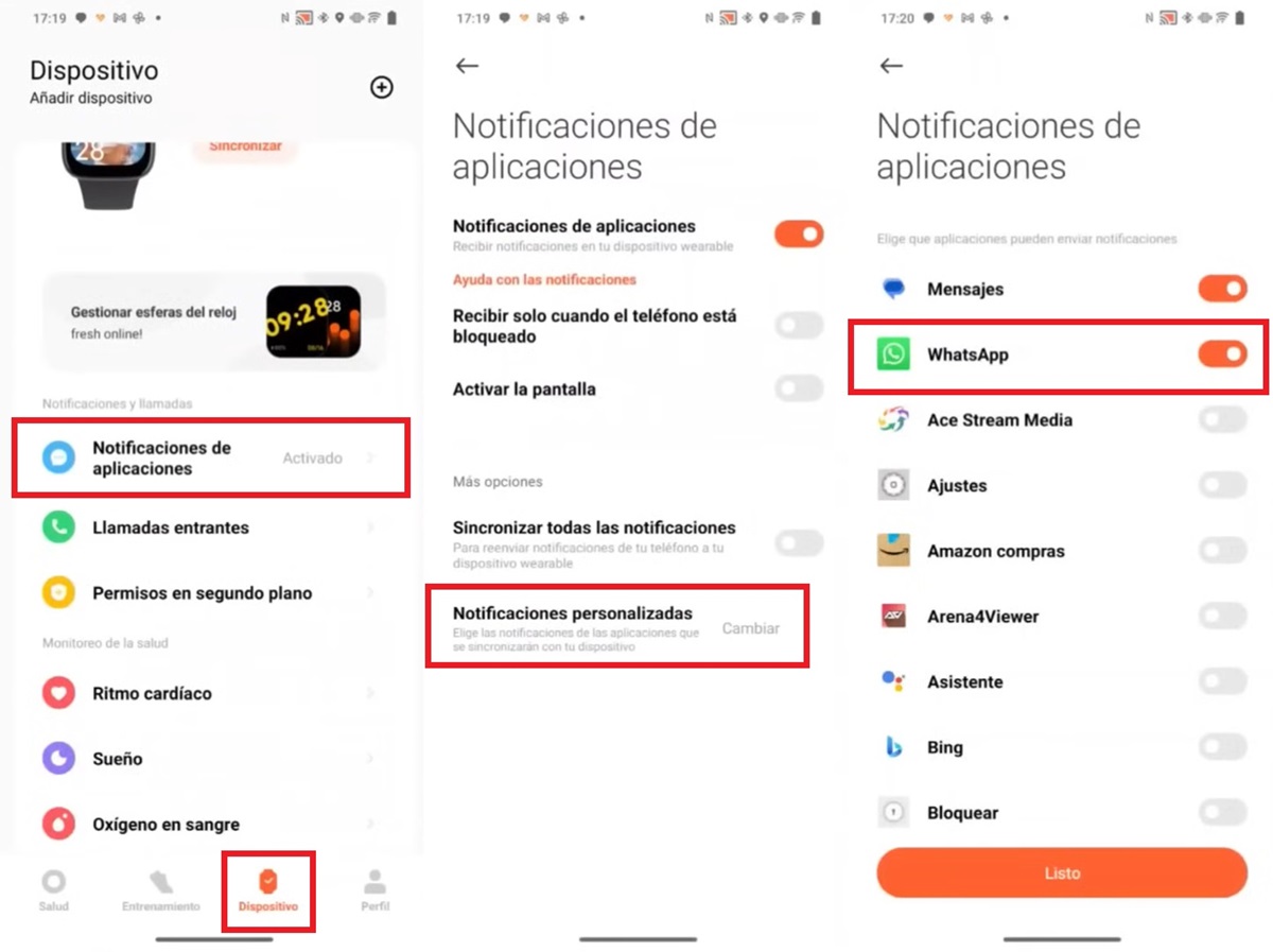 como activar whatsapp en el redmi watch active 3