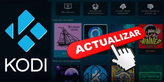 como actualizar addons de Kodi manualmente paso a paso