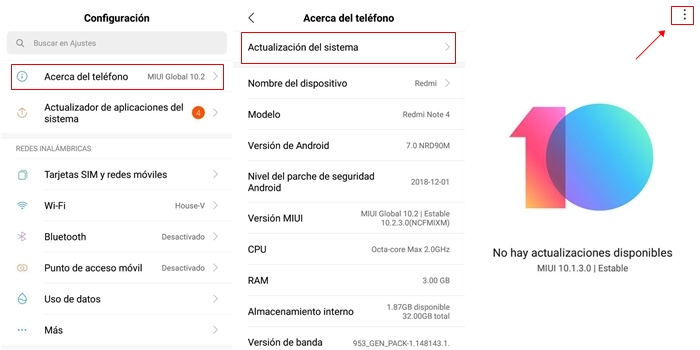 como actualizar xiaomi miui solucion