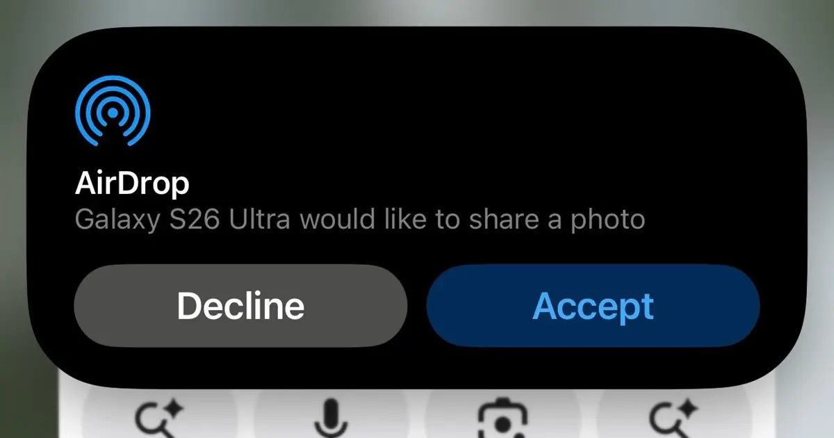 como compartir archivos y fotos de Samsung a iPhone con AirDrop