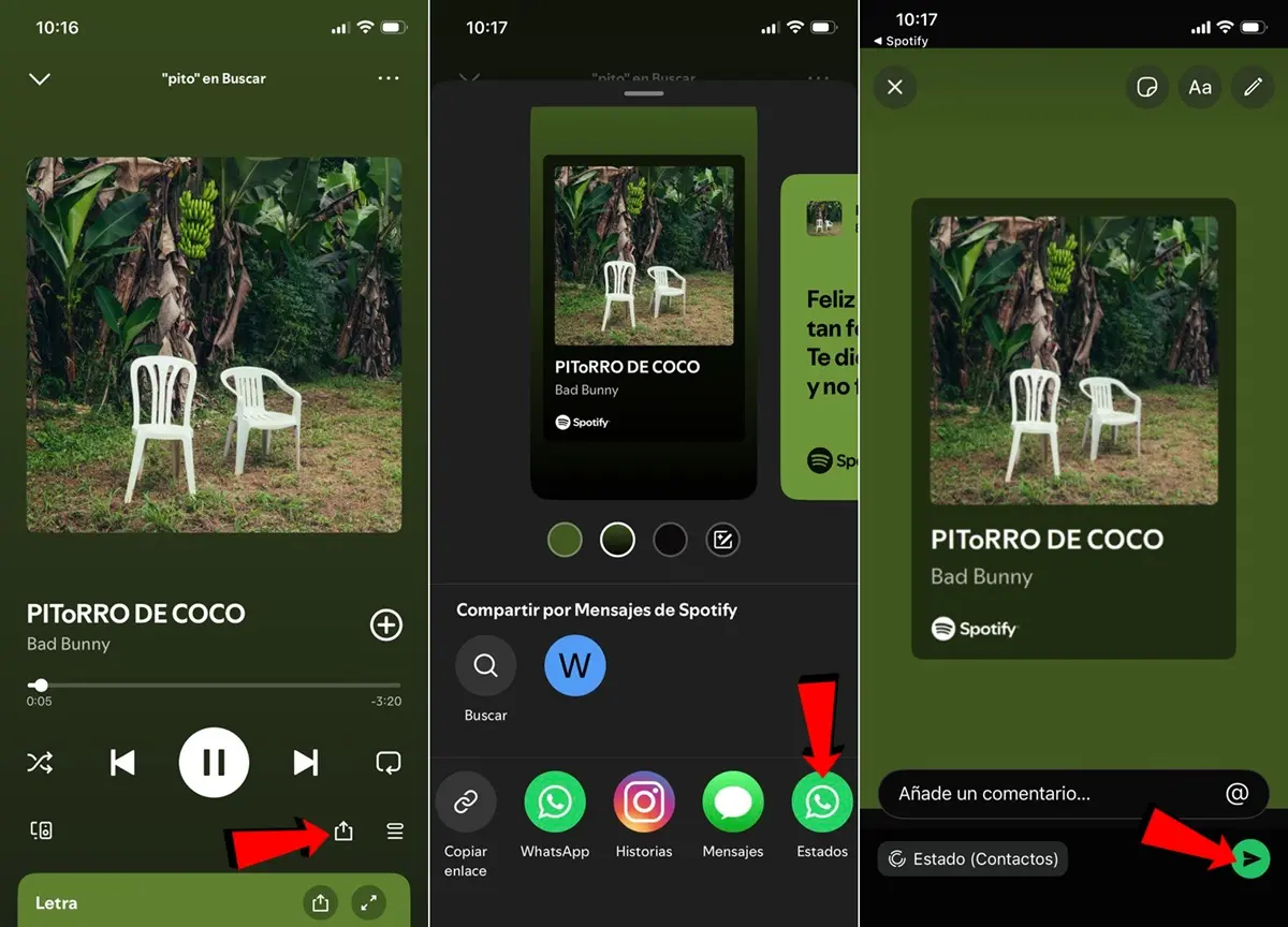 How To Share Spotify Songs In Whatsapp Statuses