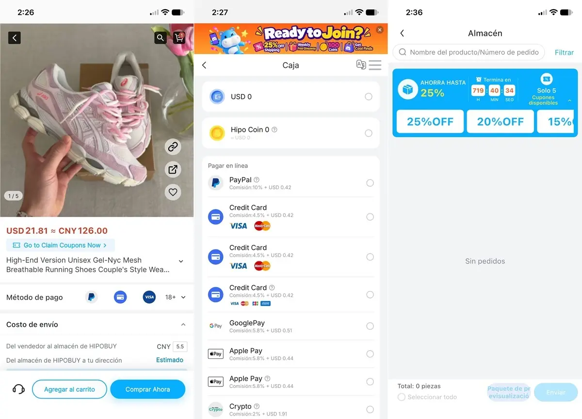 como comprar en Hipobuy tutorial paso a paso