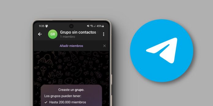 como crear grupos sin contactos en telegram