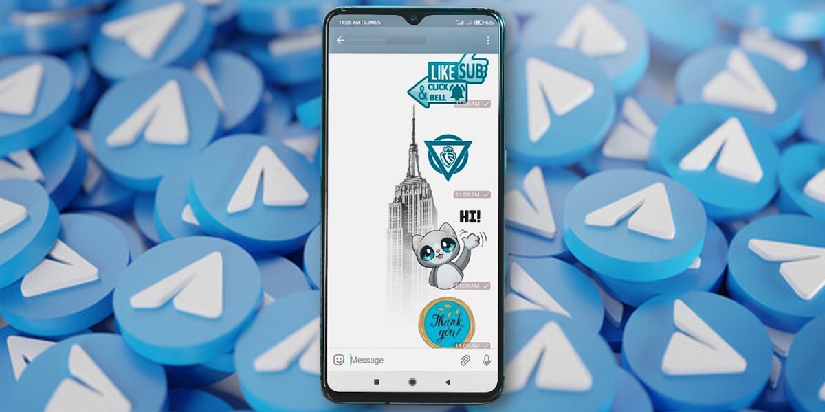 como crear stickers personalizados telegram