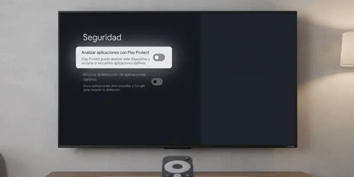 como desactivar play protect en google tv