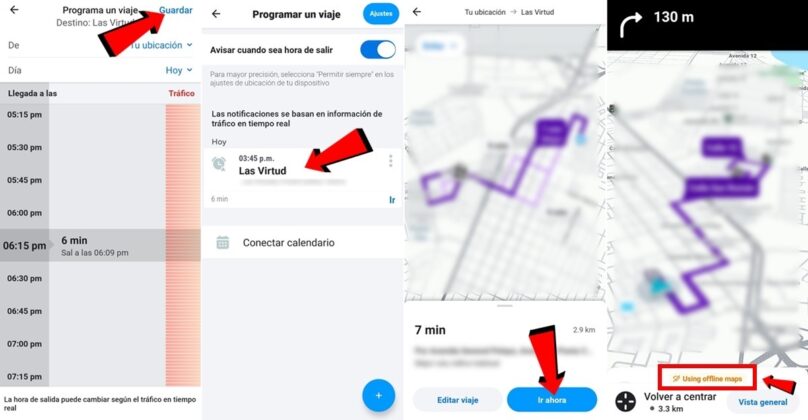 como descargar mapas para verlos sin internet en Waze