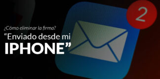 como eliminar leyenda enviado desde mi iphone en correos