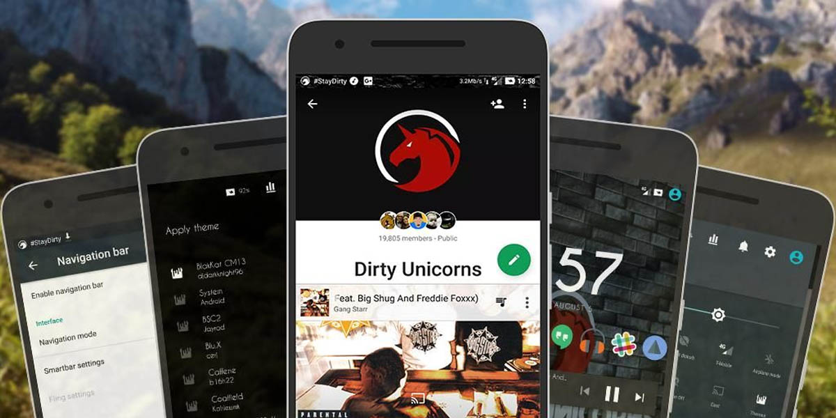 cómo es dirty unicorns rom personalizada android