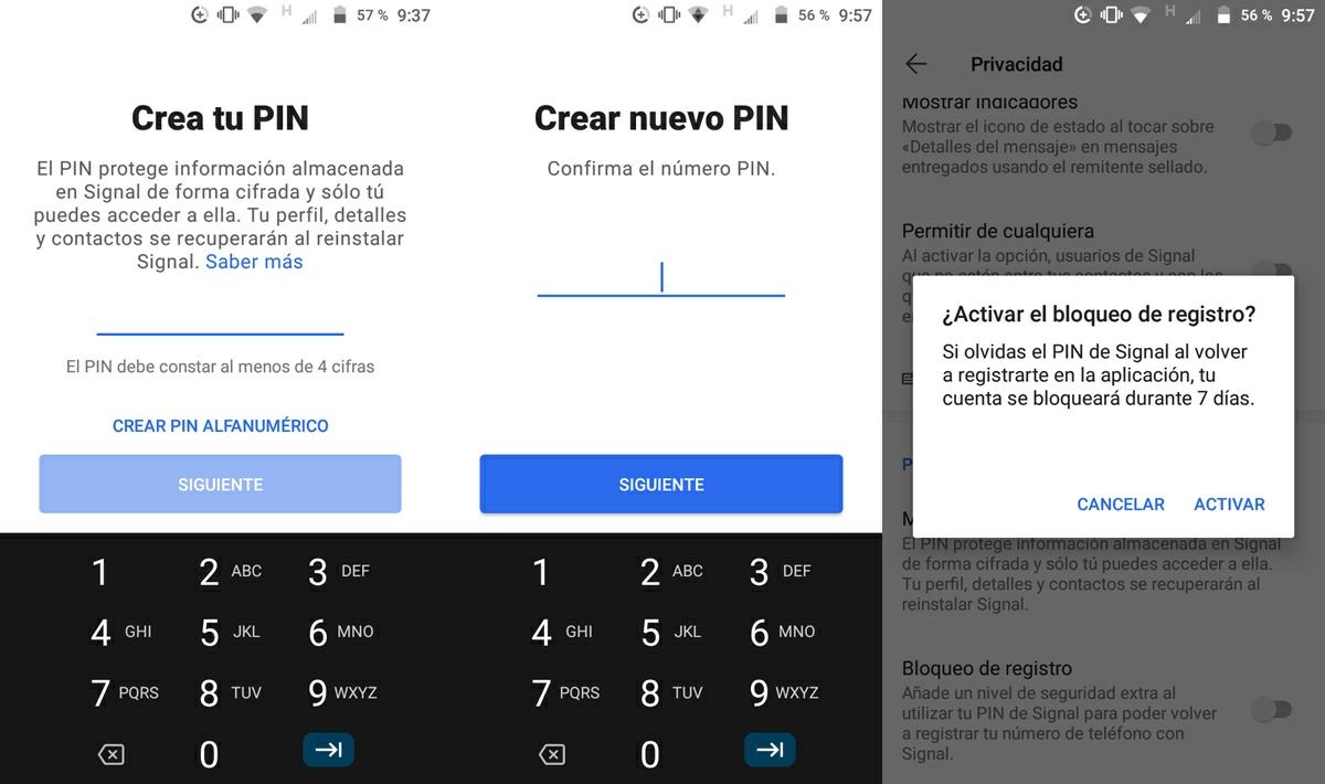como funciona el pin de signal