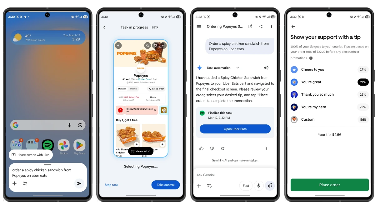 como funciona la automatizacion de tareas de agente ia gemini en android