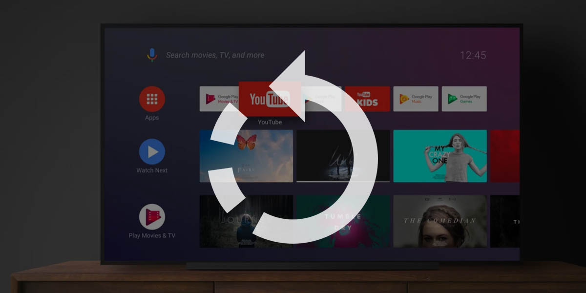 cómo girar aplicaciones invertidas android tv