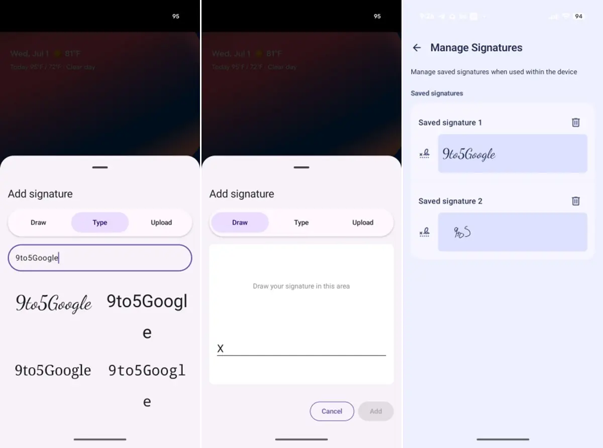 como guardar tu firma digital en android con la app de google