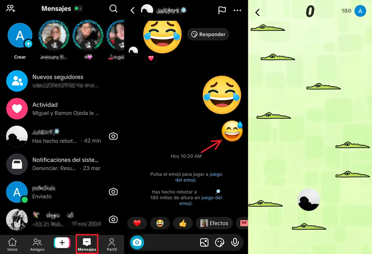 como jugar al minijuego oculto en tiktok