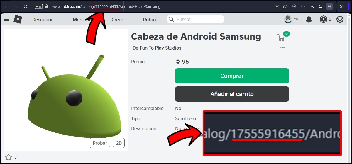 como obtener el codigo de cualquier ropa en Roblox