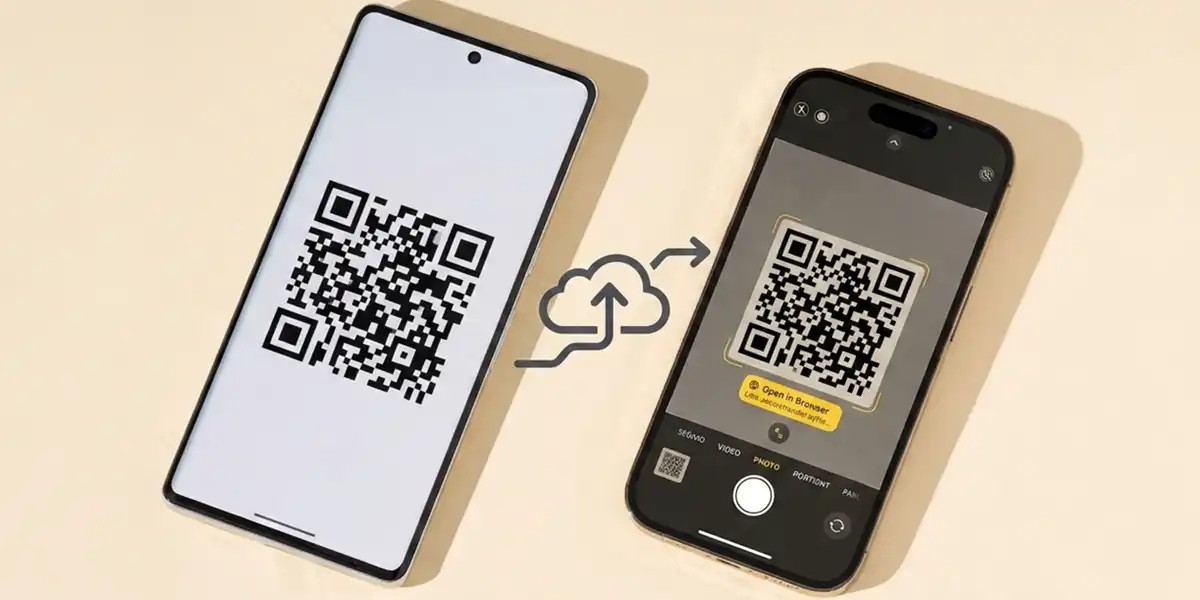 ¿Sin AirDrop? Así puedes compartir archivos de Android a iPhone con un QR