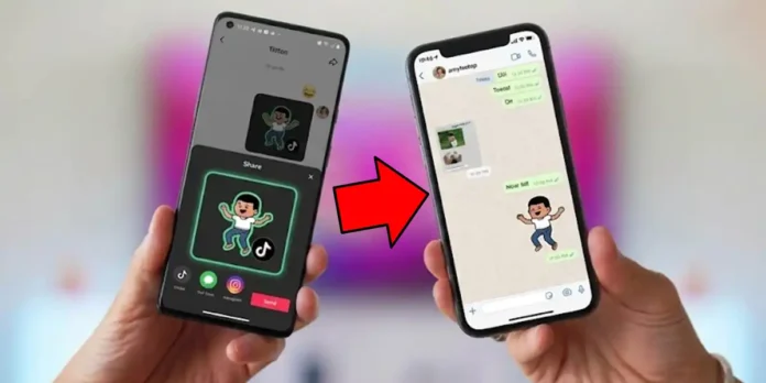 como pasar sticker de tiktok a whatsapp