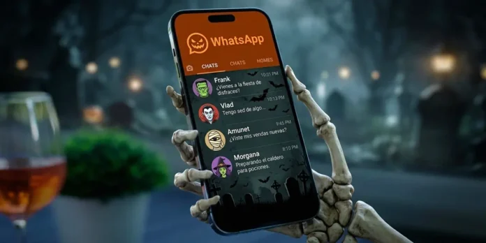como personalizar tu WhatsApp para Halloween