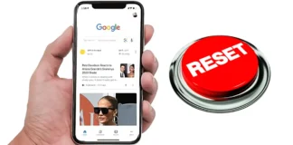 como reinciar google discover