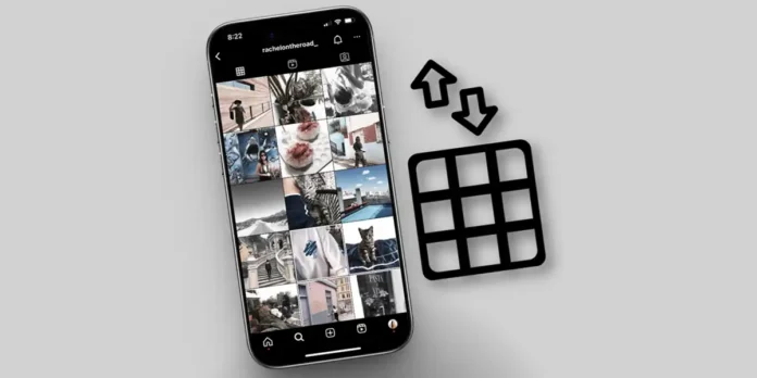 como reordenar cuadricula en Instagram