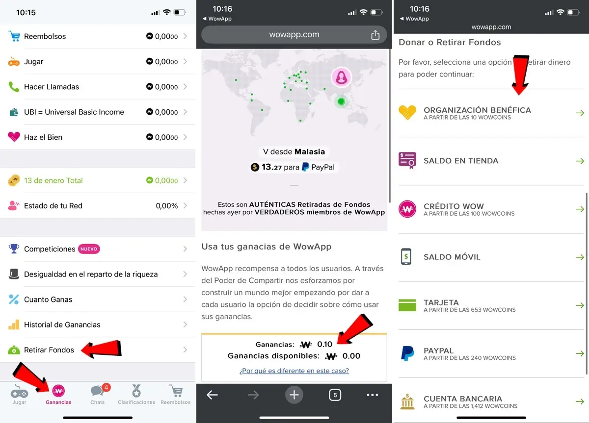 How To Withdraw Money In Wowapp