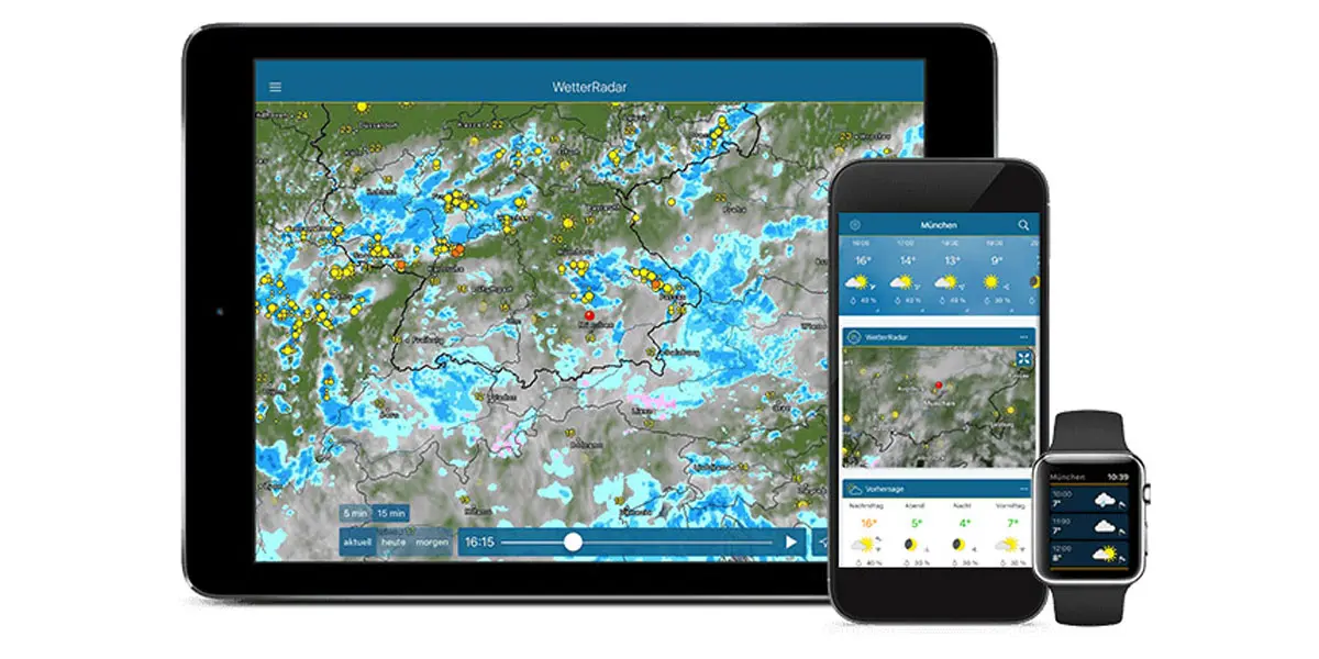 Tiempo & Radar app de clima