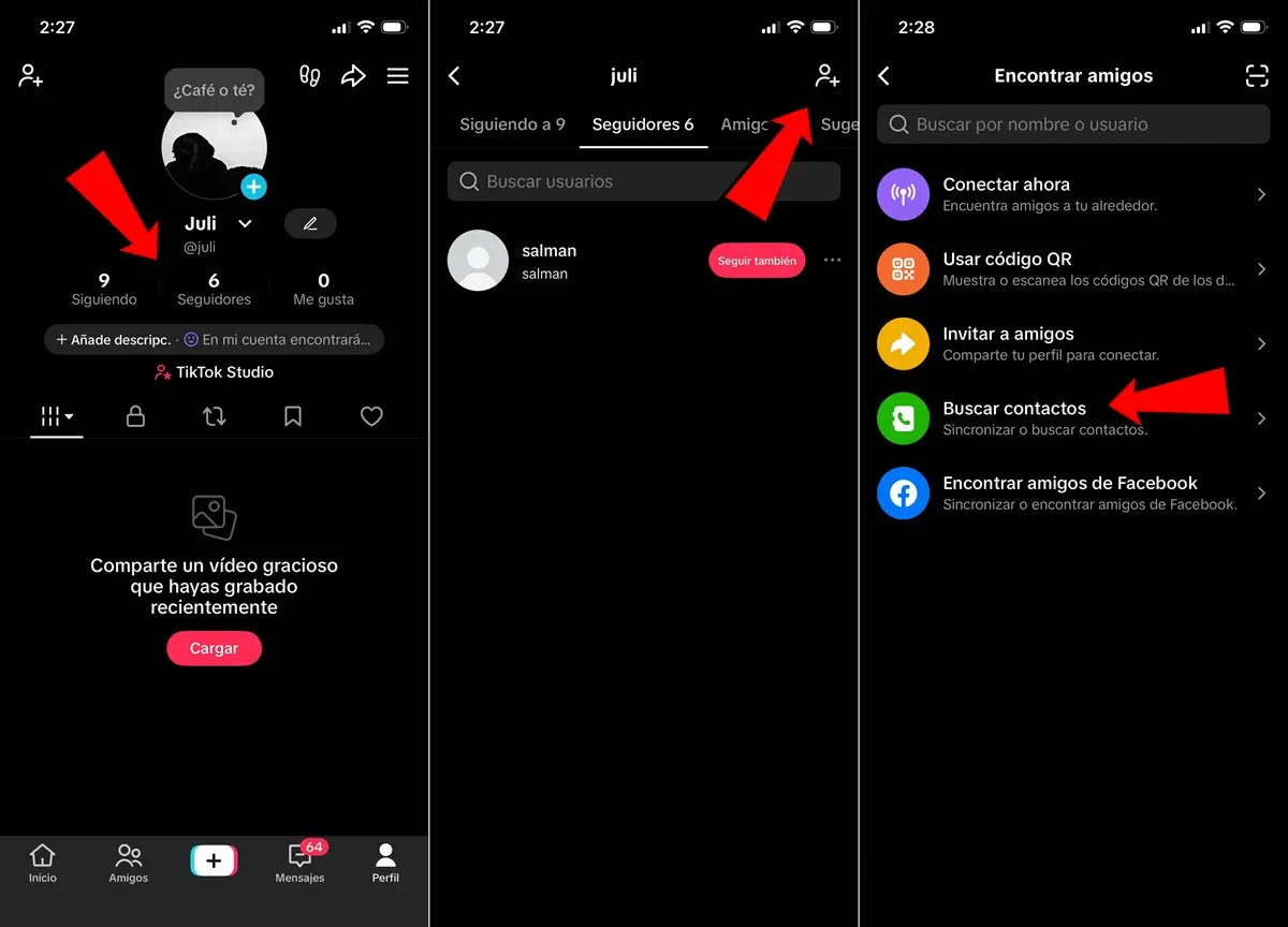How To Find Your Whatsapp Contacts On Tiktok 3 How To Know If Your Whatsapp Contacts Have Tiktok Find Tiktok Username Of A Whatsapp Contact