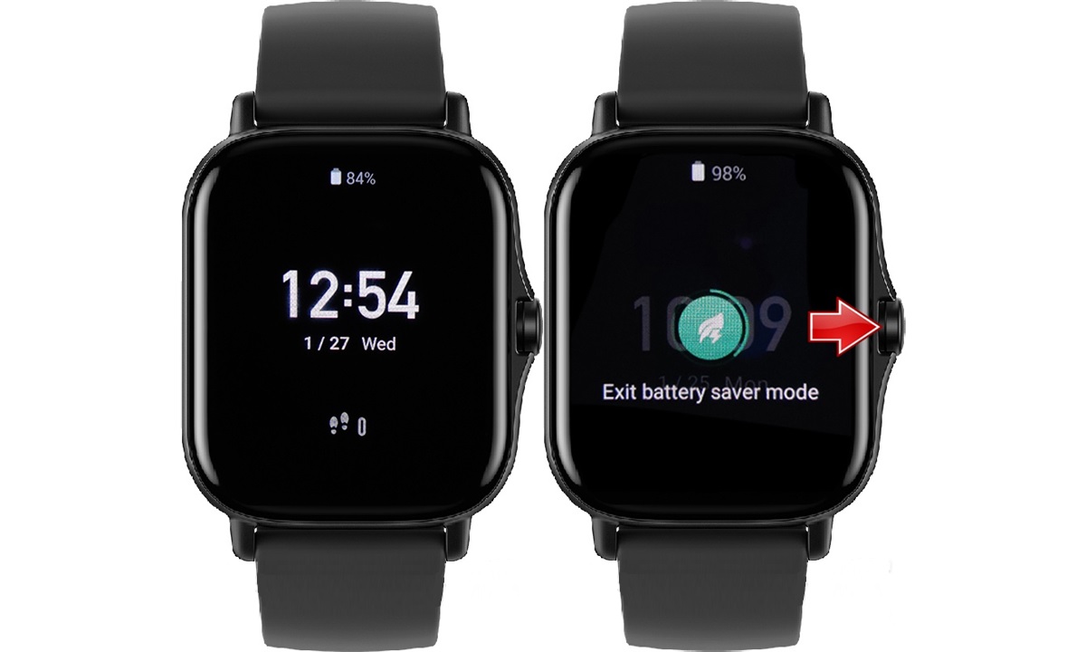 como salir modo de ahorro de energia reloj amazfit