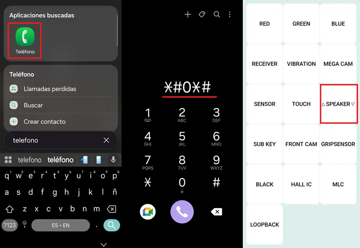 como usar el codigo que limpia altavoces en android