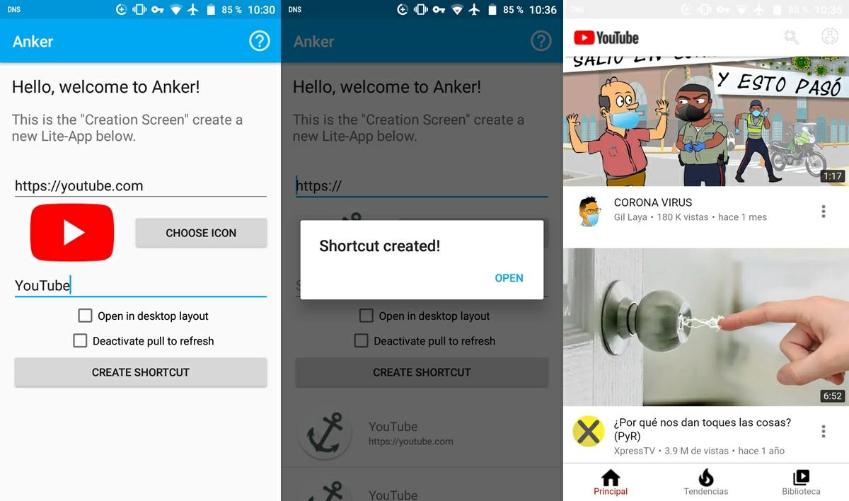 como usar youtube en un movil huawei sin google en forma de app con anker