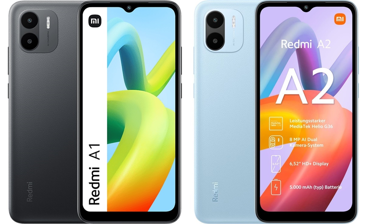 comparativa del Redmi A1 vs Redmi A2