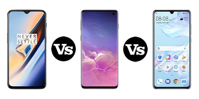 comparativa oneplus 7 galaxy s10 huawei p30