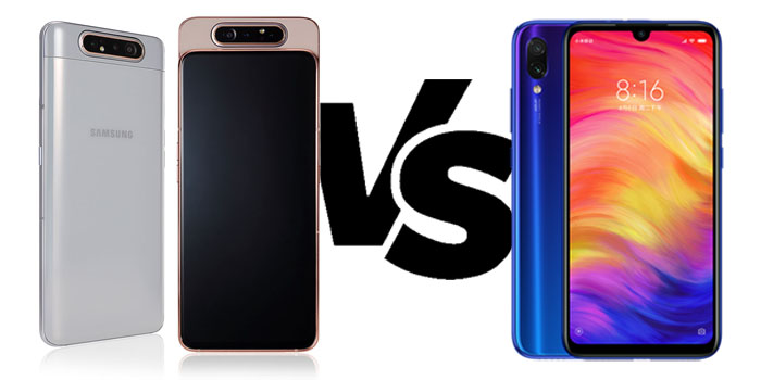 comparativa samsung galaxy a80 vs redmi note 7