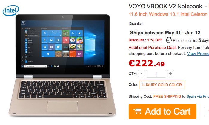 Comprar VOYO Q101, VBOOK V2 y V3 