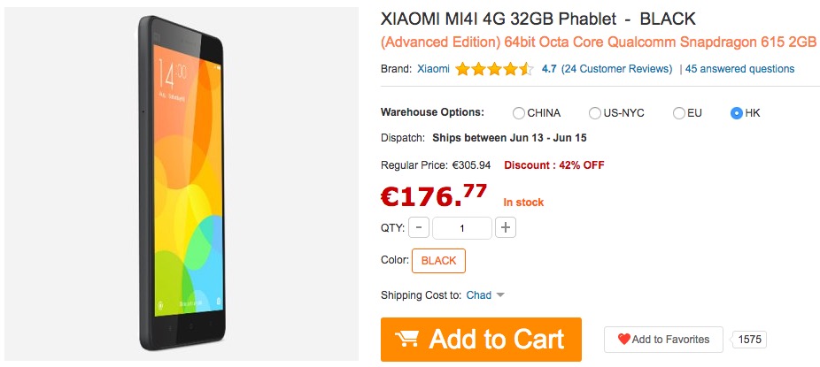 comprar xiaomi mi4i oferta