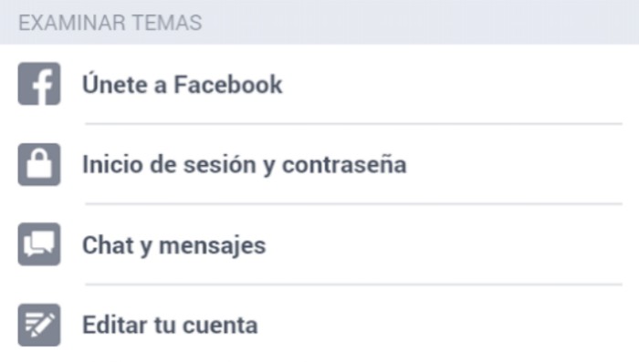 comunicate con el soporte de facebook facilmente