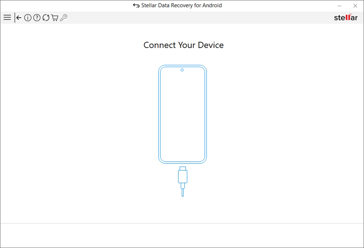 conecta tu movil al pc con stellar data recovery