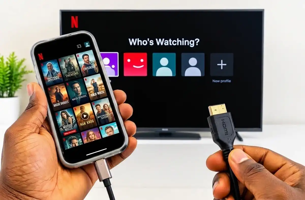conectar movil a tv via hdmi para ver netflix sin internet