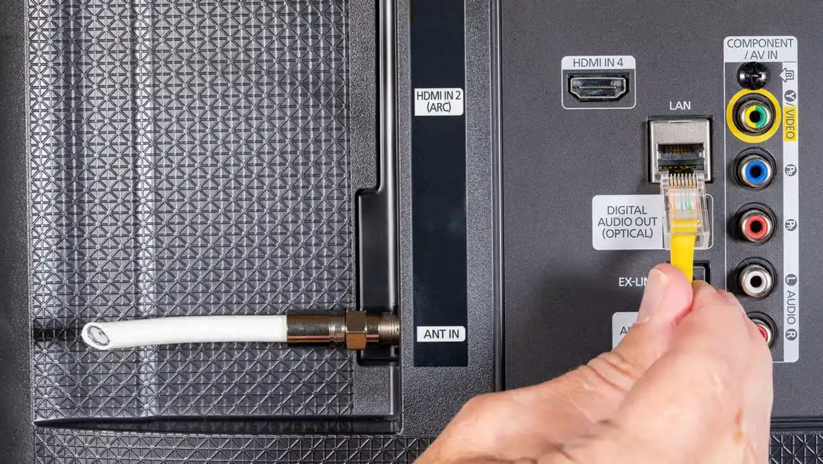conectar smart tv a ethernet