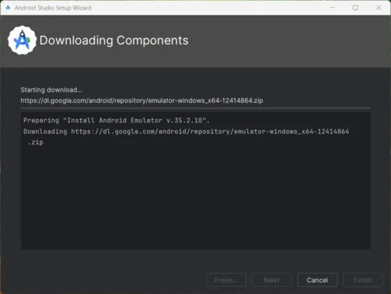 configuracion inicial de android studio